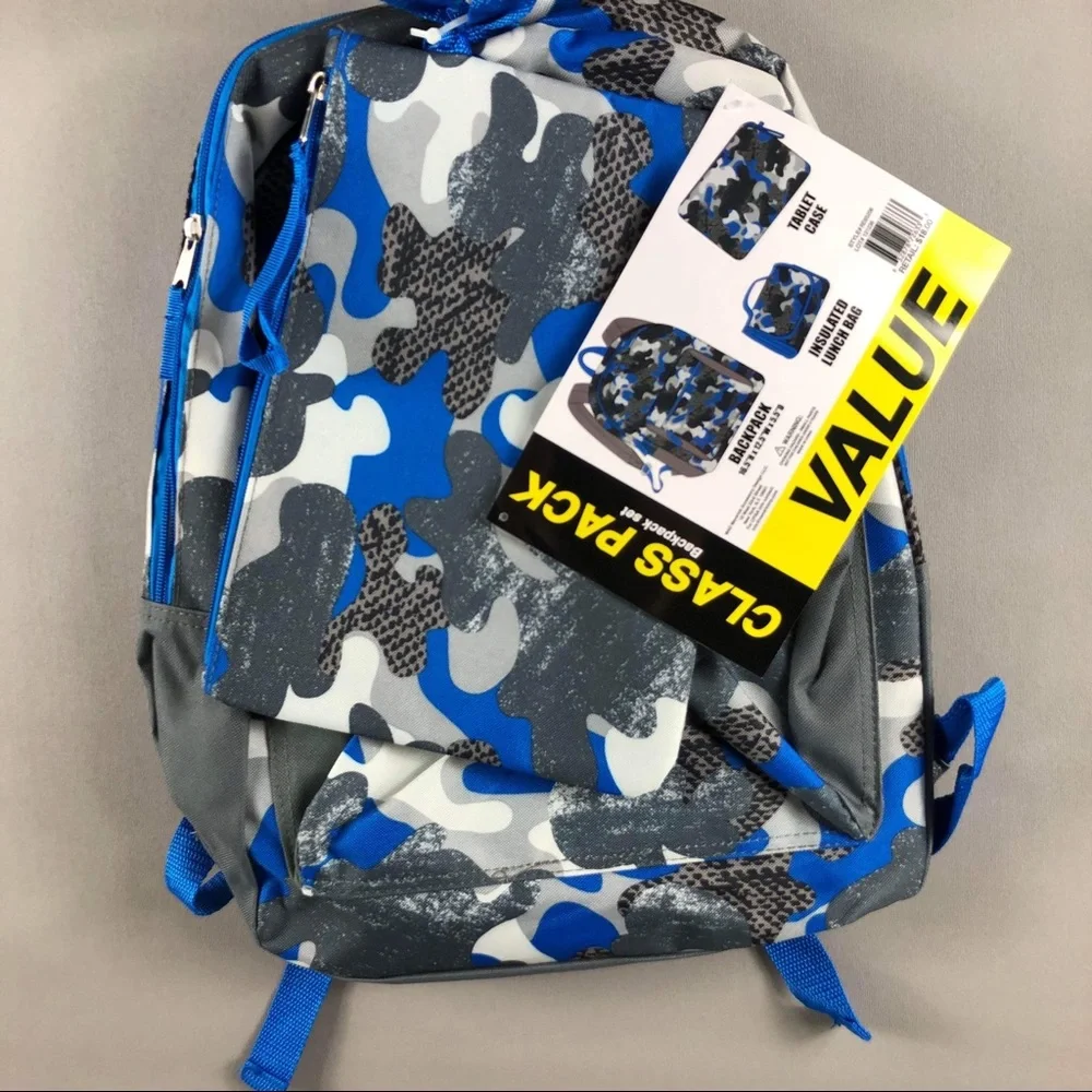 Independent Camo Backpack Set